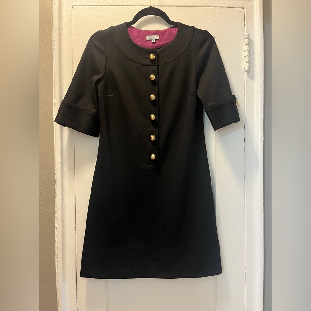 Shoshana Black Sheath Dress Vintage